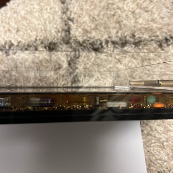 ART BY STEPHANIE ROBERTS black shimmer tray - Picture 4 of 5